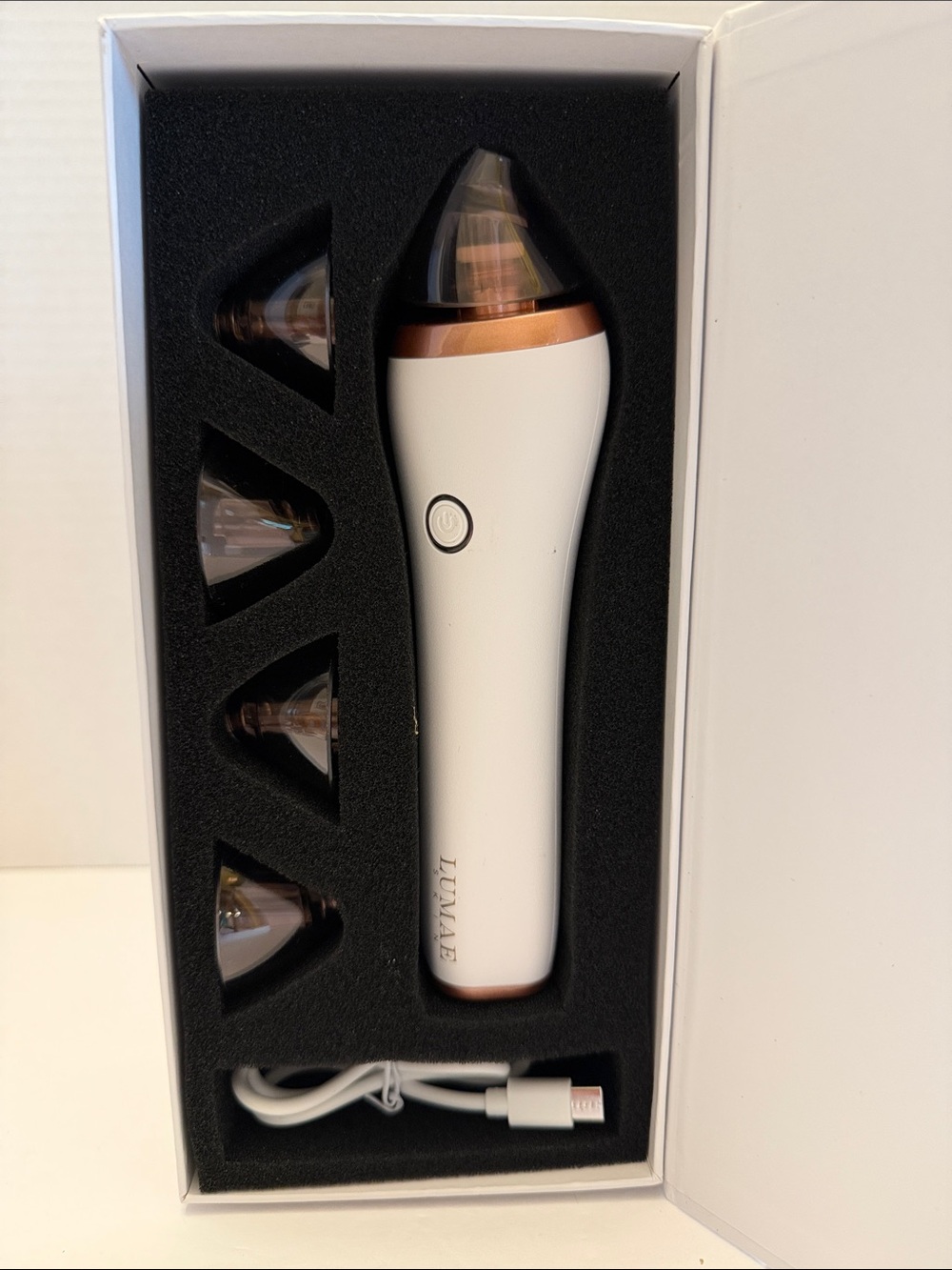 Lumae Microdermabrasion Kit Matte White